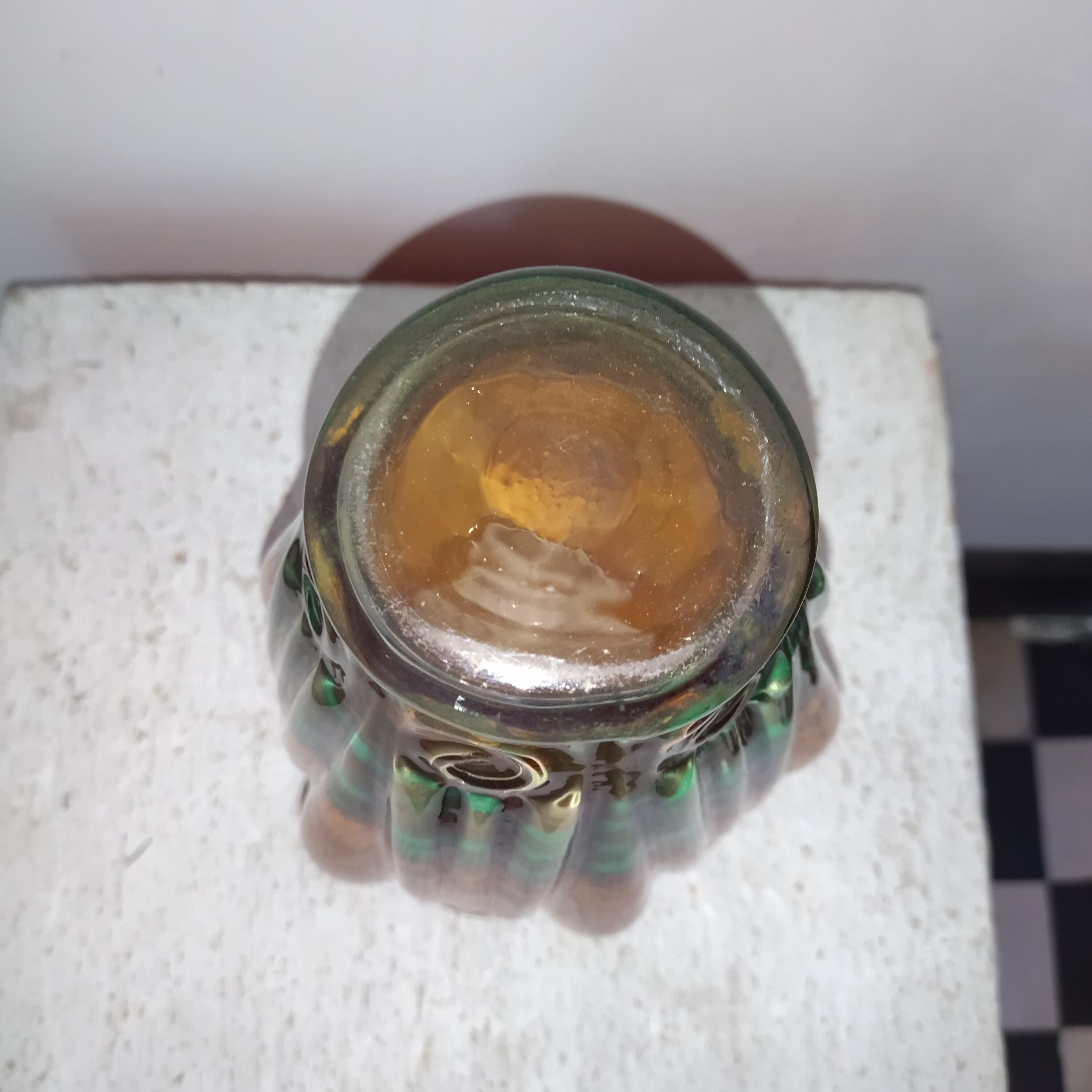 Vase in glass paste art-deco Lorrain Daum