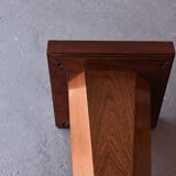 Table d'appoint carré en palissandre art déco 1930