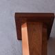 Square Deco 1930 rosewood side table
