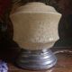 Art Deco lamp in yellow Clichy glass