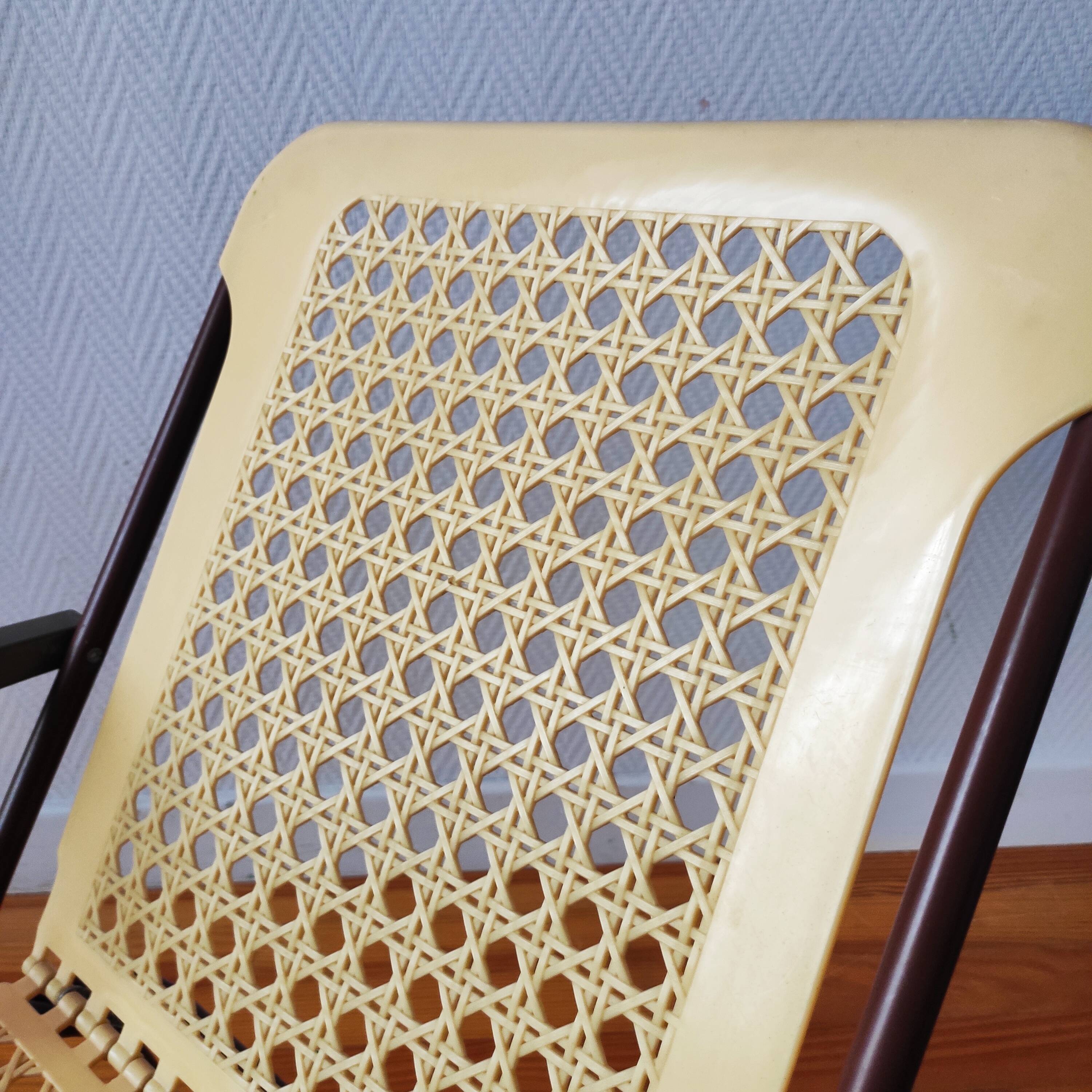 Vintage Italian folding chair 1970
