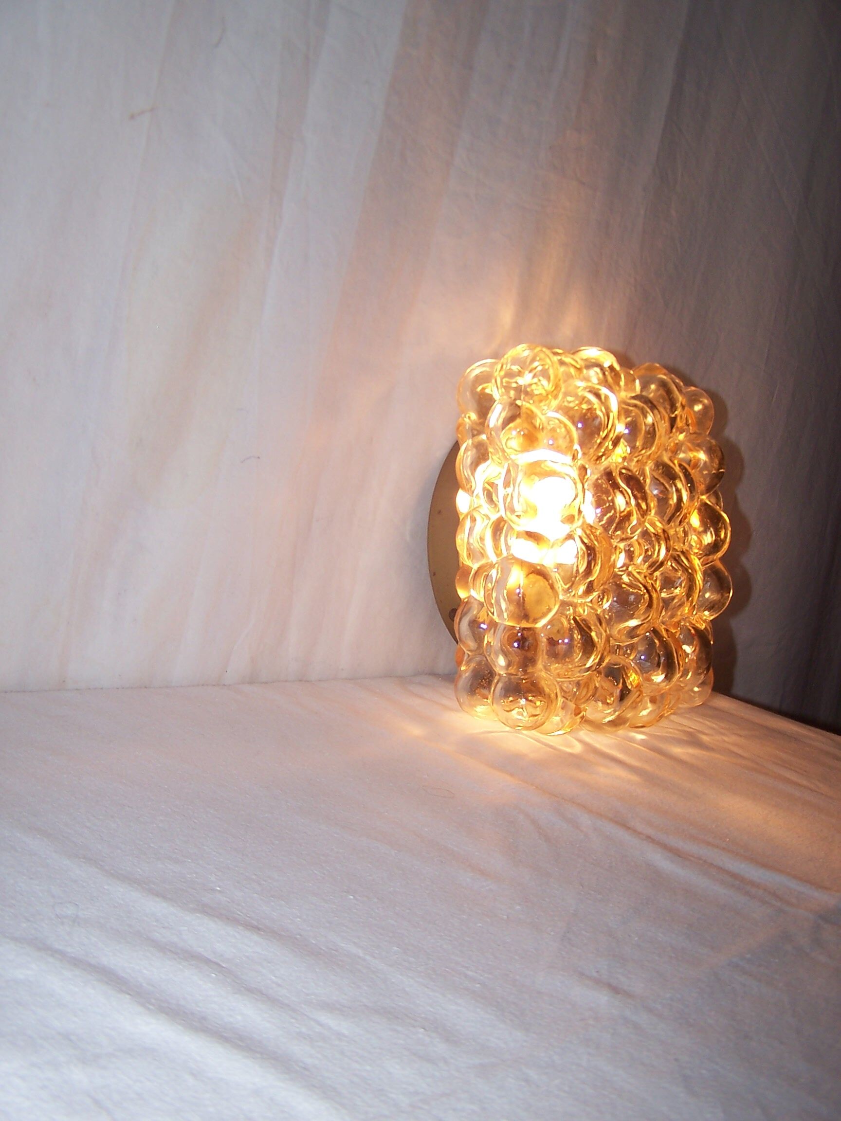 Plafonnier bubble Helena Tynell Limbourg années 70