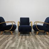 Armchairs by Jindrich Halabala for Up Závody, Set of 3