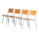 1980s Set of dining chairs by Ruud Jan Kokke for Harvink, Netherlands