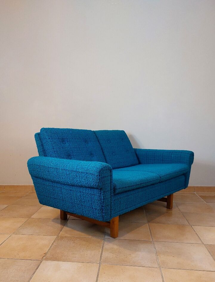Norwegian sofa 2 seater, vintage Scandinavian 1960s