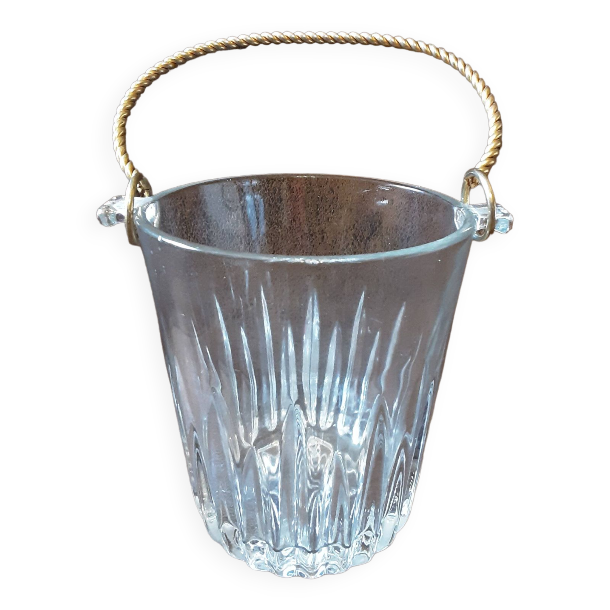 Crystal ice bucket