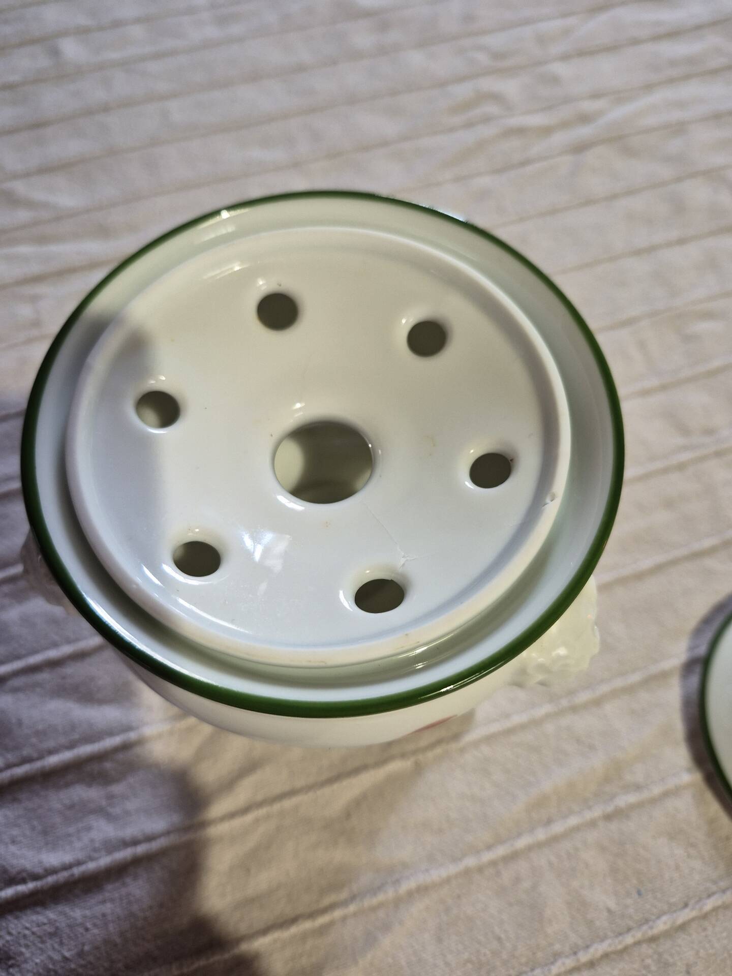 Sugar bowl chestnut Limoges