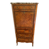 Secretary desk with marquetry flap