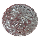 Bonbonnière, vide poche en verre ciselé.