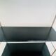 Modular vintage wall shelf, metal and brass circa 1960s