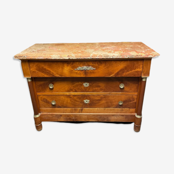 Commode empire mahogany blond