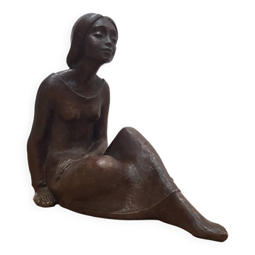 Achatit, figurine de femme, Allemagne, années 1960/1970.