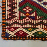 Small Vintage Turkish Kilim Rug 118x75 cm Wool Kelim