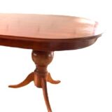 Solid cherry dining table