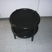 Table noire avec 2 plateaux, 1970