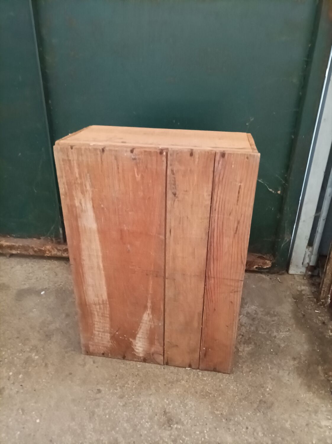 Vintage wooden box parsley soap antique grocery store