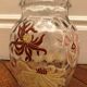 Art Nouveau Legras vase enamelled chrysanthemums