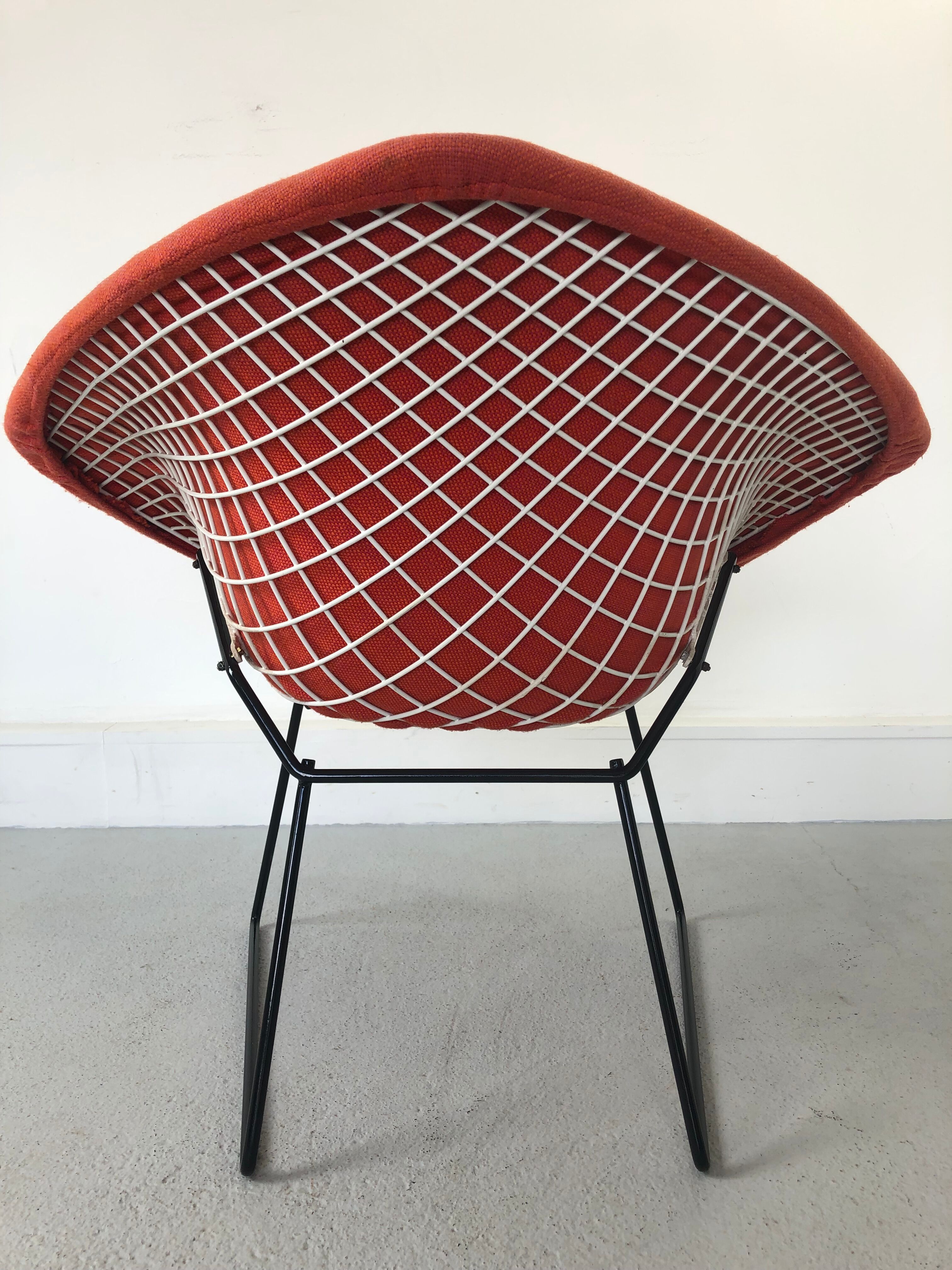 Vintage Diamond 421 Lounge Chair by Harry Bertoia for Knoll International