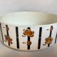 Large art deco badonviller salad bowl