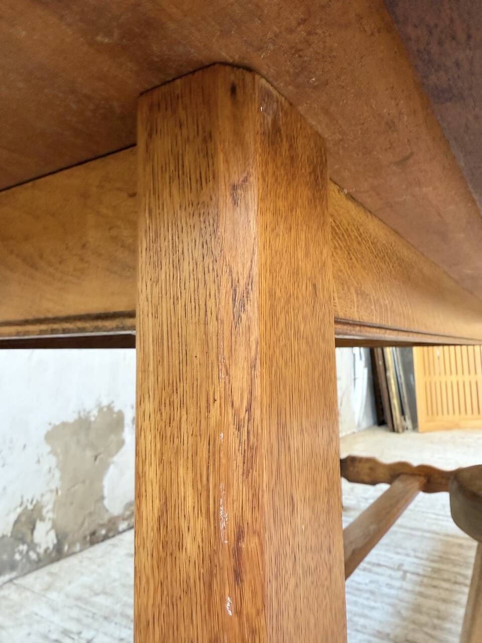 2m oak farmhouse table