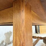 Table de ferme en chêne 2m