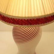 Dino Martens for Aureliano Toso Murano mezza filigrana table lamp from the 1950s