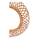 Rattan mirror 68cm