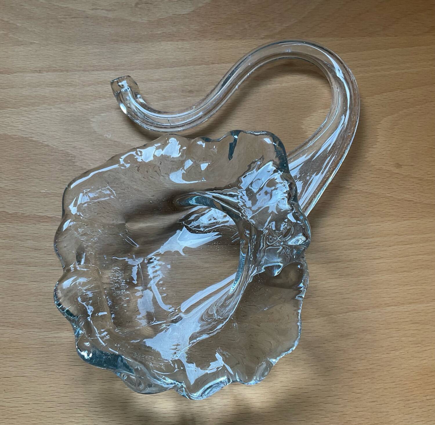 Vintage blown glass empty pocket