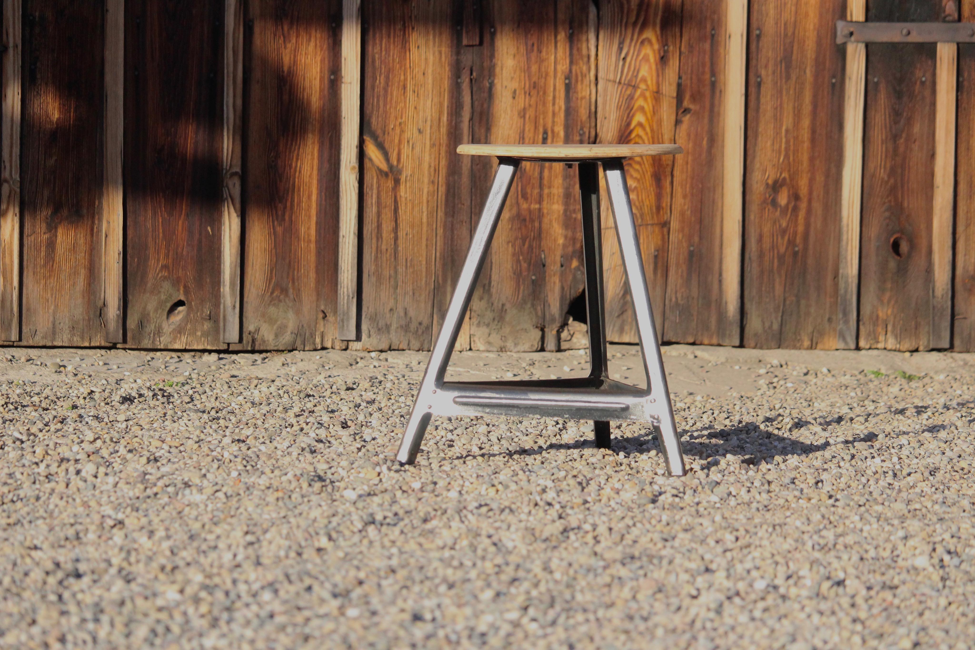 Industrial style stool