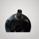Jacques adnet - vintage art deco ball lamp - ø 20 cm