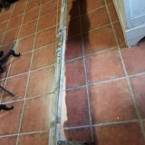 Fronton en bois sculpté