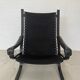 Vintage Norwegian leather chair & ottoman by Ingmar Relling