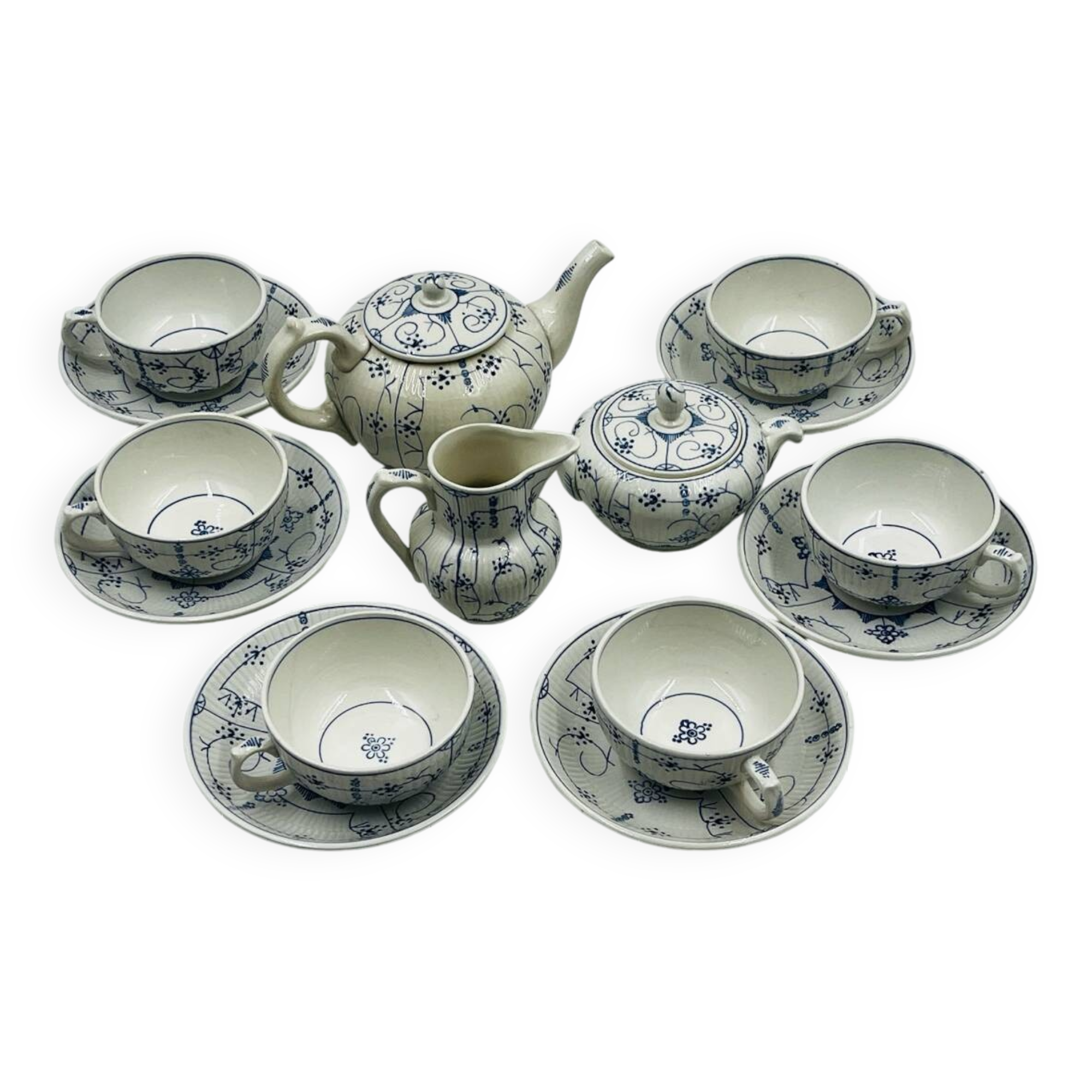 Sarreguemines tea service