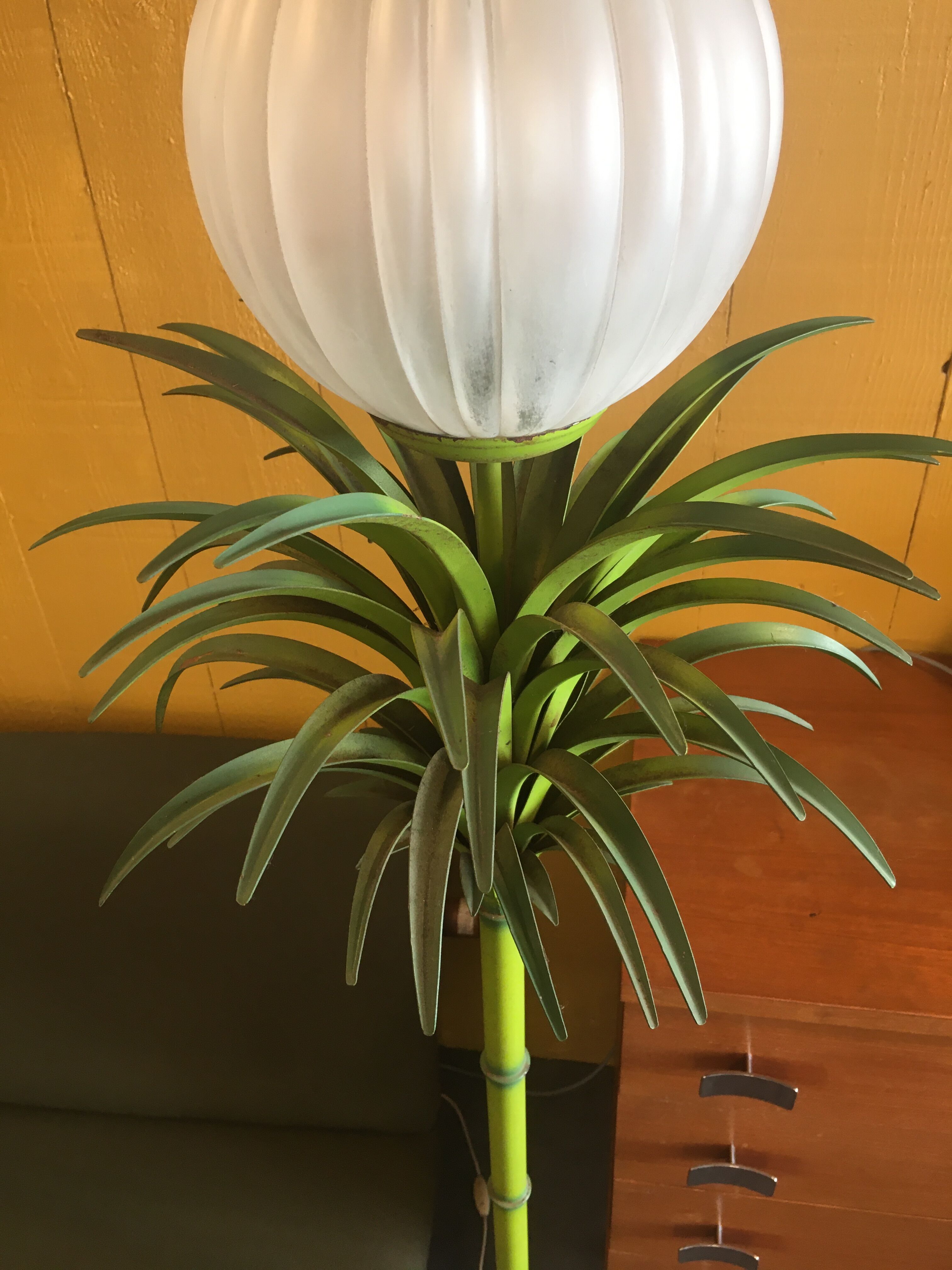 Palm lamp, Serge Terzani, circa 1960