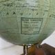 Vintage globe 1960 terrestrial Girard Barrère glass wood - 29 cm