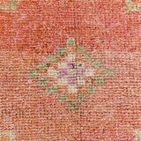 Tapis de couloir turc orange citrouille 3x10, 91x321 cm