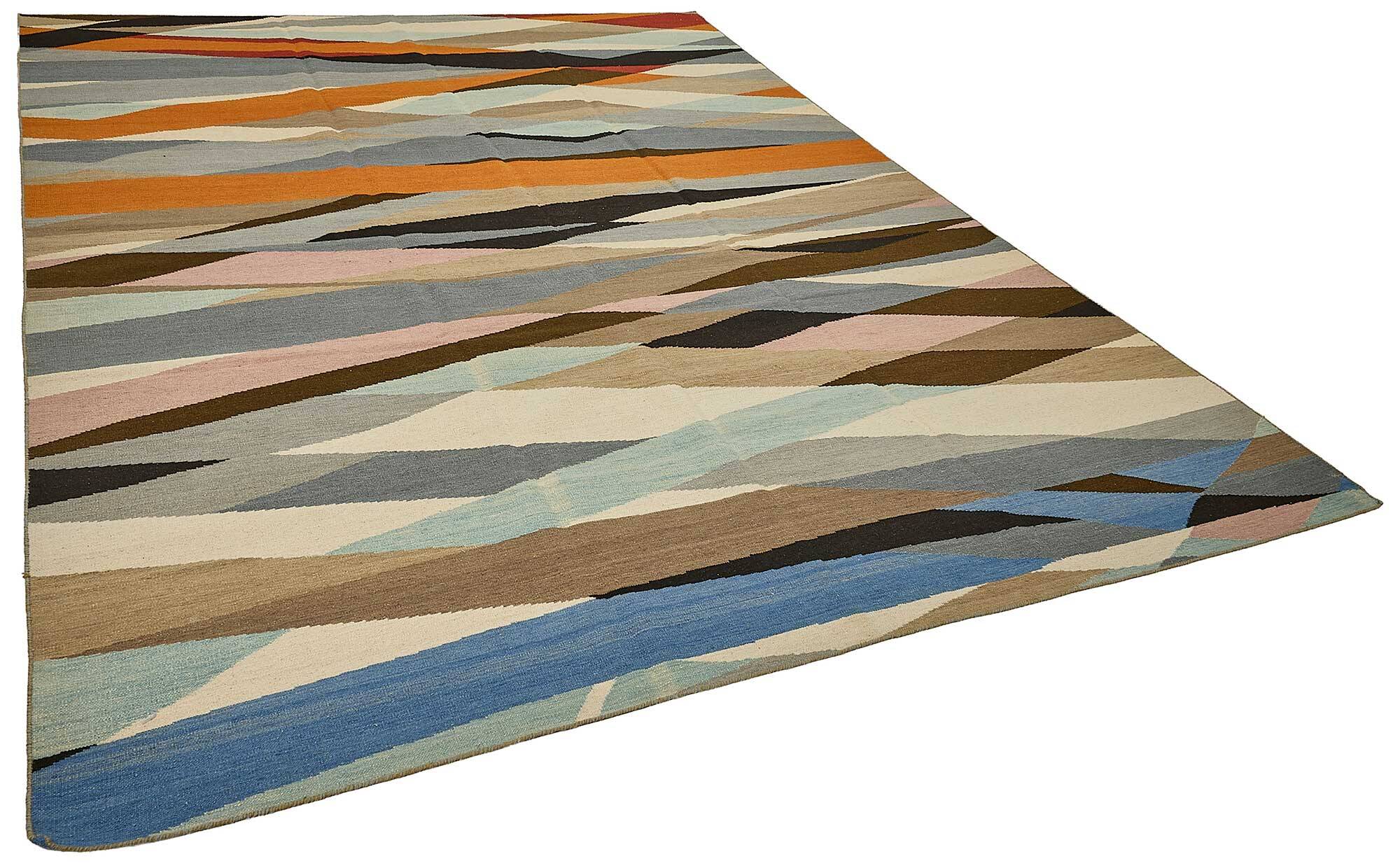 Contemporary Tribal Decorative Kilim 284 cm x 365 cm