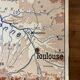 Map old region Marseille and Bordeaux