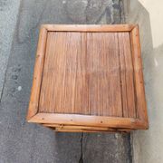 Table basse en bambou