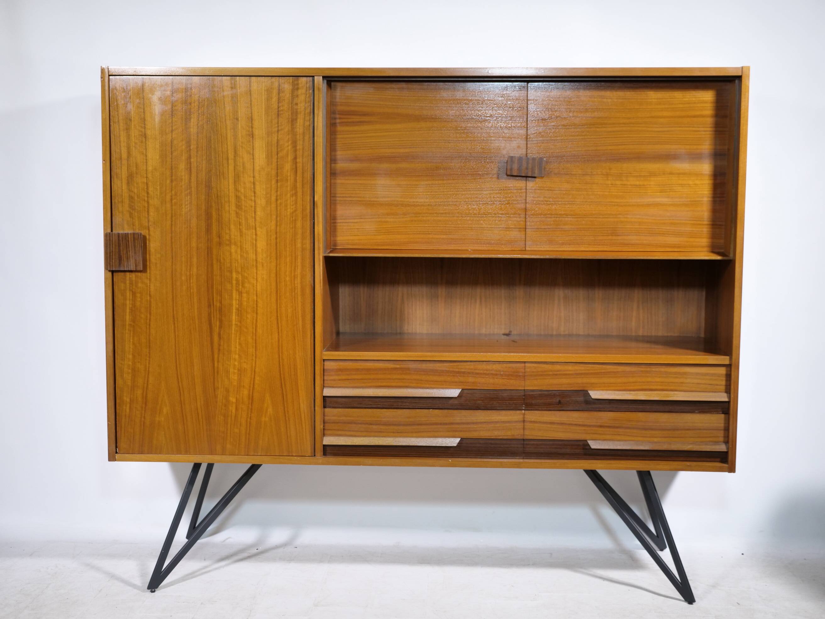 Teak Sideboard by Ernst Dieter Hilker, 1960s Vintage