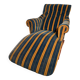 Dr Pascaud's Le Surrepos lounge chair, 1920s velvet chaise longue