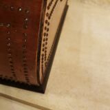Curved wooden shawl box