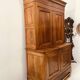 Two-body buffet in solid walnut, Louis Philippe style, 19th century.