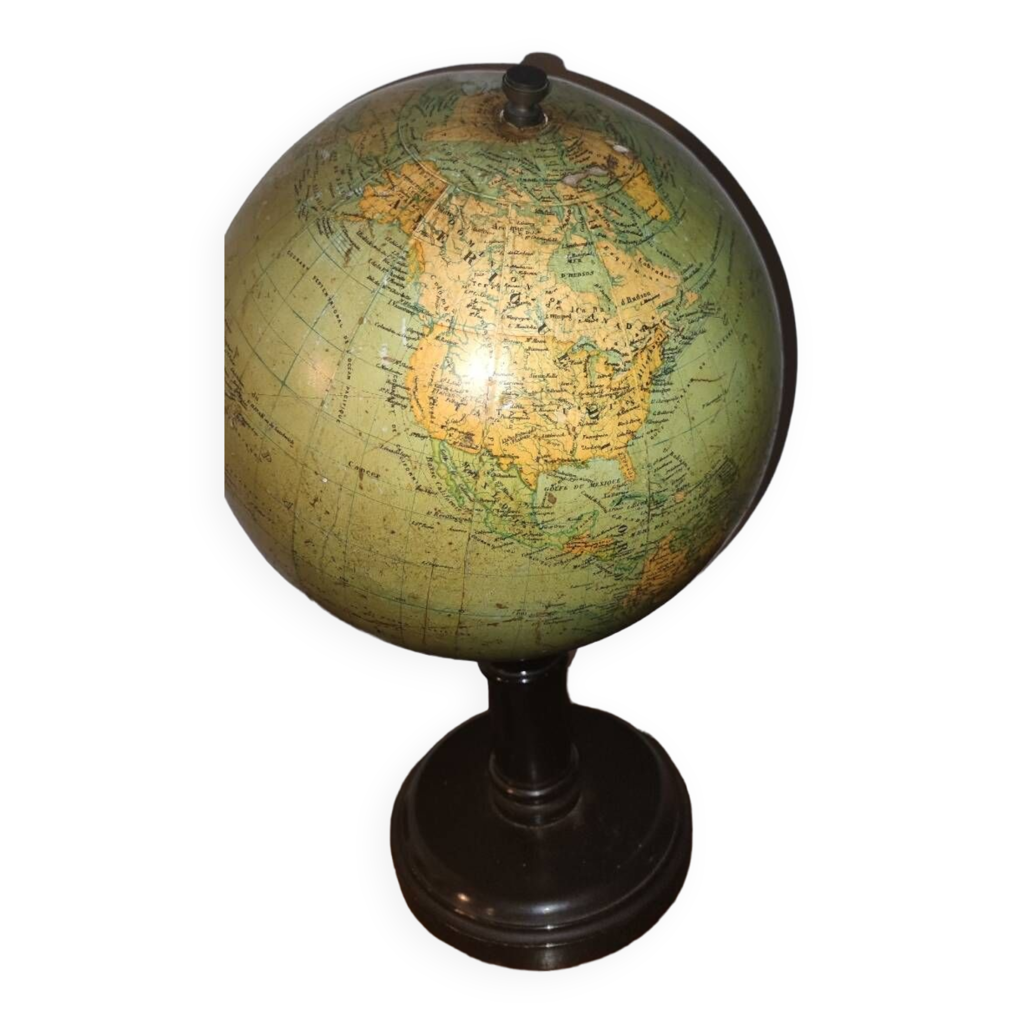Plaster globe G Thomas late 19th