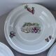 4 antique deep plates Céranord Saint-Amand vegetable garden design