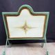 Vintage magazine rack in painted sheet metal