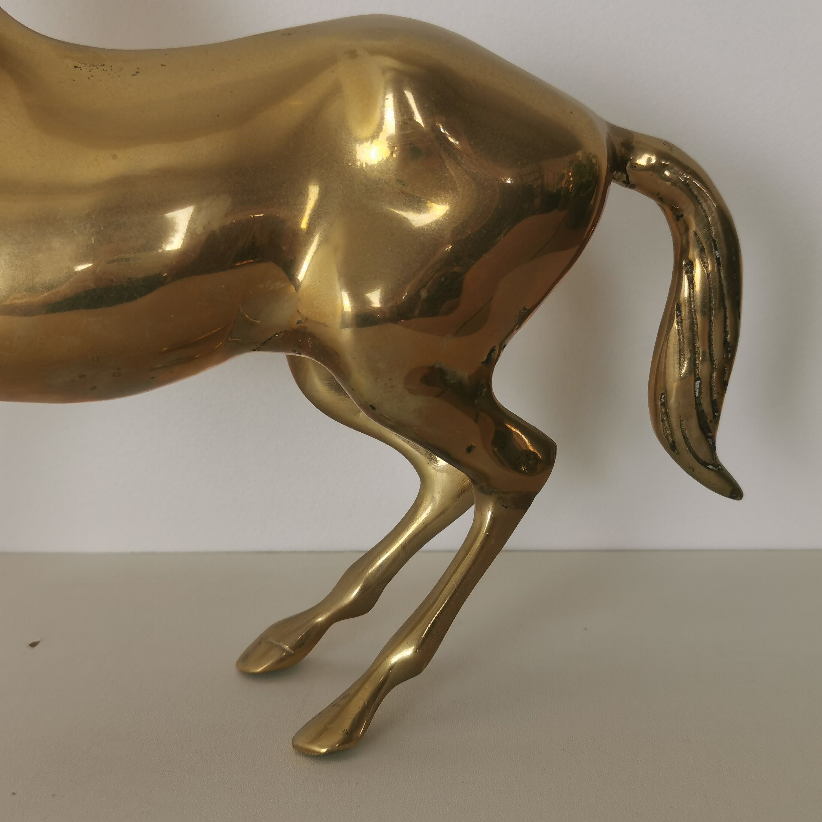 Brass horse