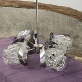 Helena Tynell bubble molded glass chandelier