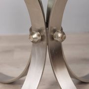 VINTAGE 1960S METAL AND GLASS COFFEE TABLE, ITALIAN DESIGN