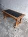 Brutalist Oak and Slate Coffee Table with Zodiac Motifs